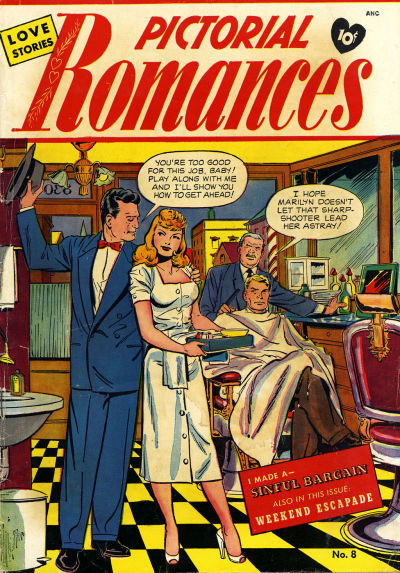 Pictorial Romances (St. John, 1950 series) #8 (July 1951)