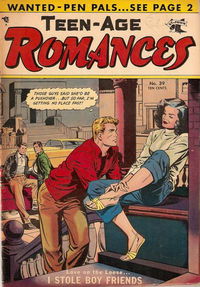 Teen-Age Romances (St. John, 1949 series) #39 September 1954