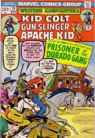 Western Gunfighters (Atlas [Marvel], 1956 series) #19 (November 1973)
