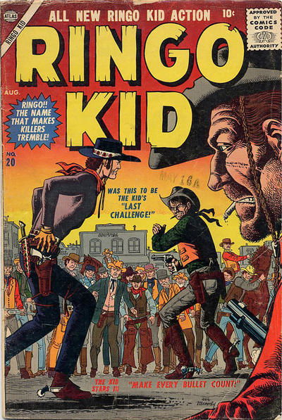 Ringo Kid (Marvel, 1954 series) #20 August 1957