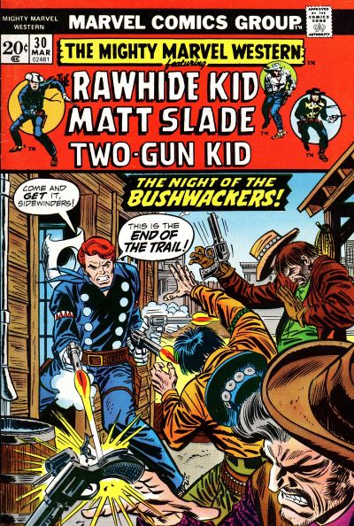 The Mighty Marvel Western (Marvel, 1968 series) #30 (March 1974)