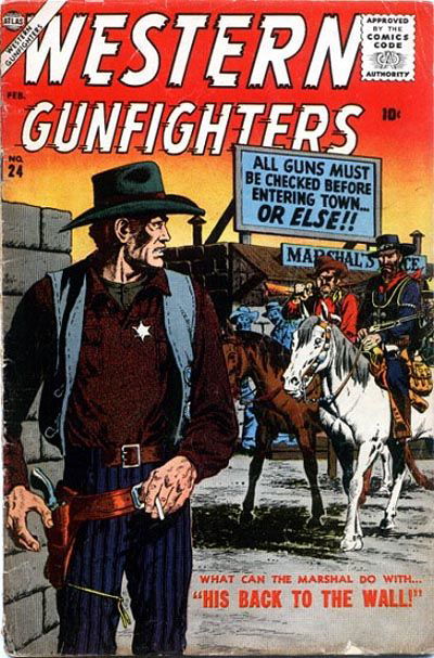 Western Gunfighters (Atlas [Marvel], 1956 series) #24 (February 1957)