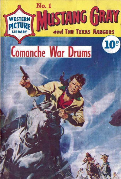 Western Picture Library (Pearson, 1958 series) #1 — Mustang Gray and the Texas Rangers (September 1958)