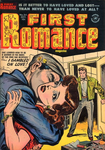 First Romance Magazine (Harvey, 1949 series) #24 (October 1953)