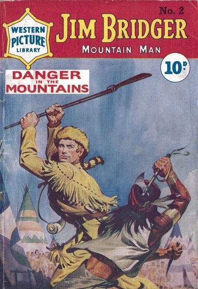Western Picture Library (Pearson, 1958 series) #2 — Jim Bridger Mountain Man (September 1958)