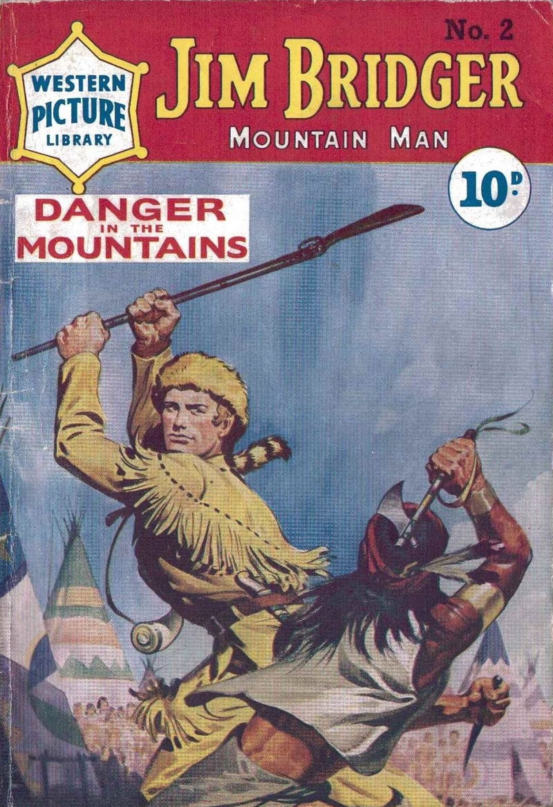 Western Picture Library (Pearson, 1958 series) #2 — Jim Bridger Mountain Man (September 1958)