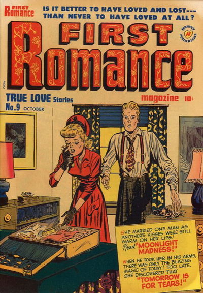 First Romance Magazine (Harvey, 1949 series) #9 (October 1951)