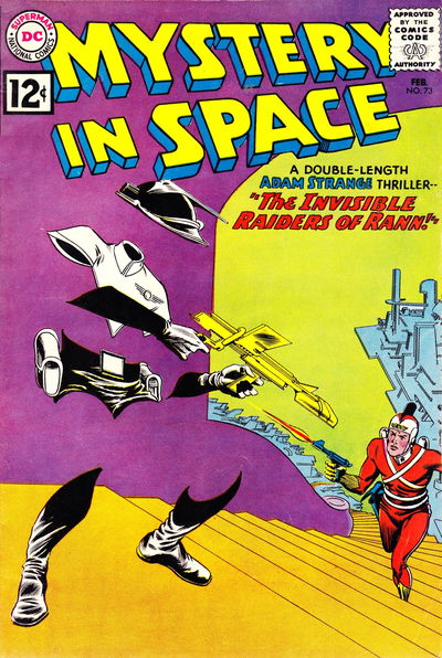 Mystery in Space (DC, 1951 series) #73 (February 1962)