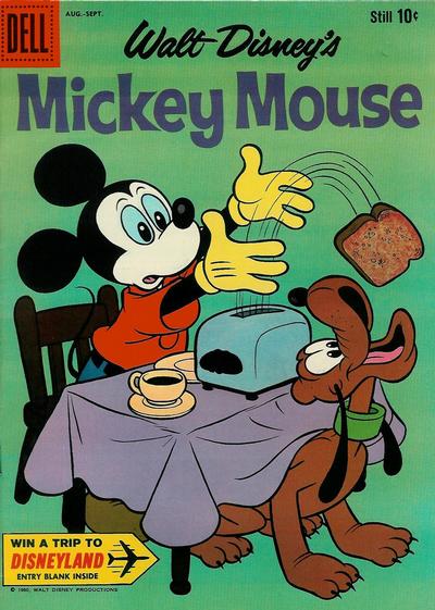 Walt Disney's Mickey Mouse (Dell, 1952 series) #73 (August 1960)
