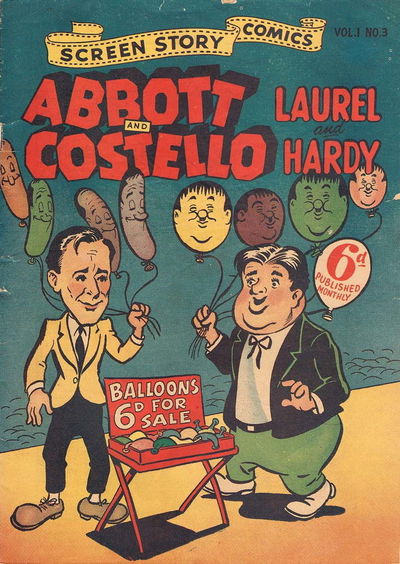 Screen Story Comics (Rosnock, 1950? series) v1#3 — Abbott and Costello ([1950?])