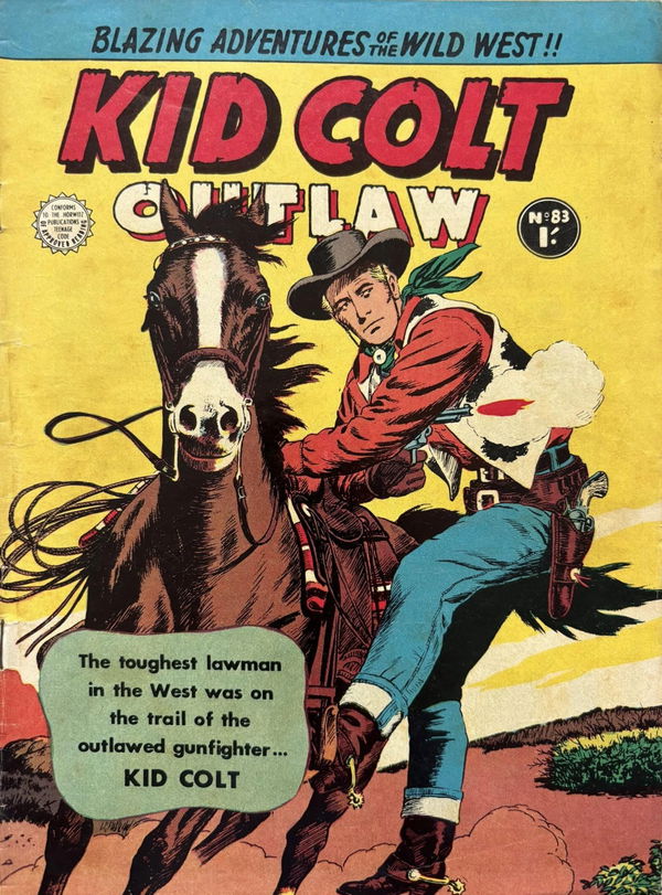 Kid Colt Outlaw (Horwitz, 1955 series) #83 ([September 1958?])