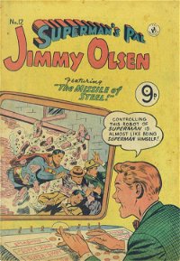 Superman's Pal, Jimmy Olsen (Colour Comics, 1955 series) #12 — The Missile of Steel!