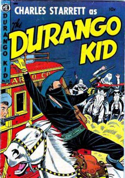 Charles Starrett as the Durango Kid (Magazine Enterprises, 1949 series) #24 July-August 1953