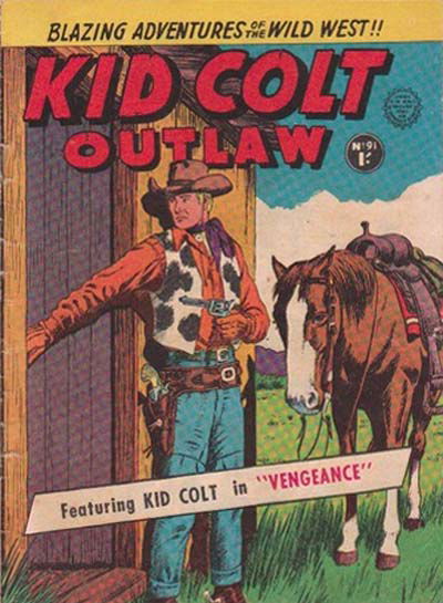 Kid Colt Outlaw (Horwitz, 1955 series) #91 [May 1959?]