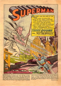 Three Dooms for Metropolis! (<span class="fw-500">Superman</span>  #94 (January 1955)), page 1