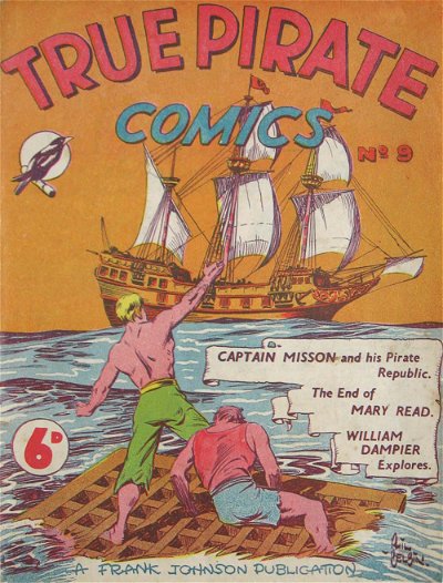 True Pirate Comics (Frank Johnson, 1947? series) #9 ([August 1948?])