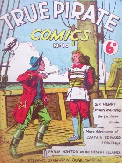 True Pirate Comics (Frank Johnson, 1947? series) #10 ([September 1948?])