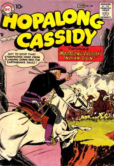 Hopalong Cassidy (DC, 1954 series) #129 May-June 1958