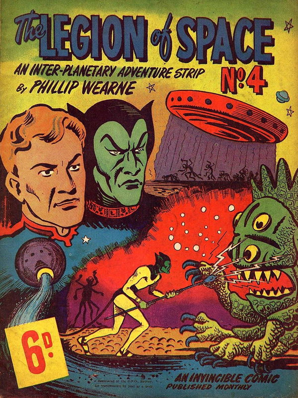 The Legion of Space (Invincible, 1946 series) #4 ([April 1950?])