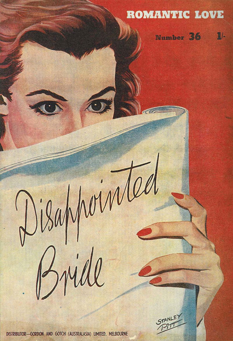 Romantic Love (Malian, 1951? series) #36 — Disappointed Bride ([1957?])