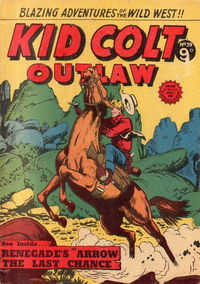 Kid Colt Outlaw (Transport, 1952 series) #39 [April 1955?]