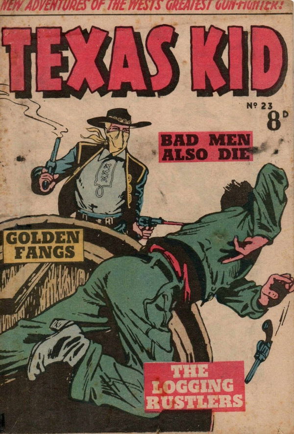 Texas Kid (Transport, 1952 series) #23 (November 1953)