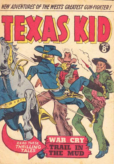 Texas Kid (Transport, 1952 series) #25 [January 1954?]