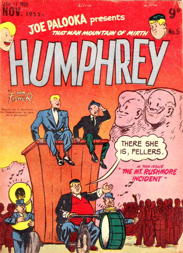 Joe Palooka Presents Humphrey (Red Circle, 1955 series) #5 (November 1955)