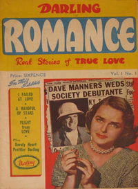 Darling Romance Real Stories of True Love (HJ Edwards, 1950? series) v1#1 ([March 1951?])