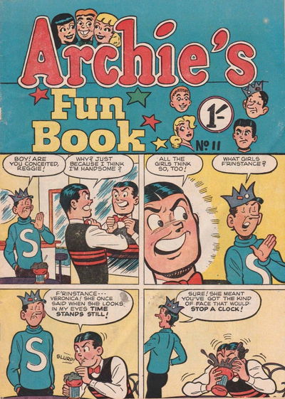 Archie's Fun Book (Archie, 1956? series) #11 [1957?]