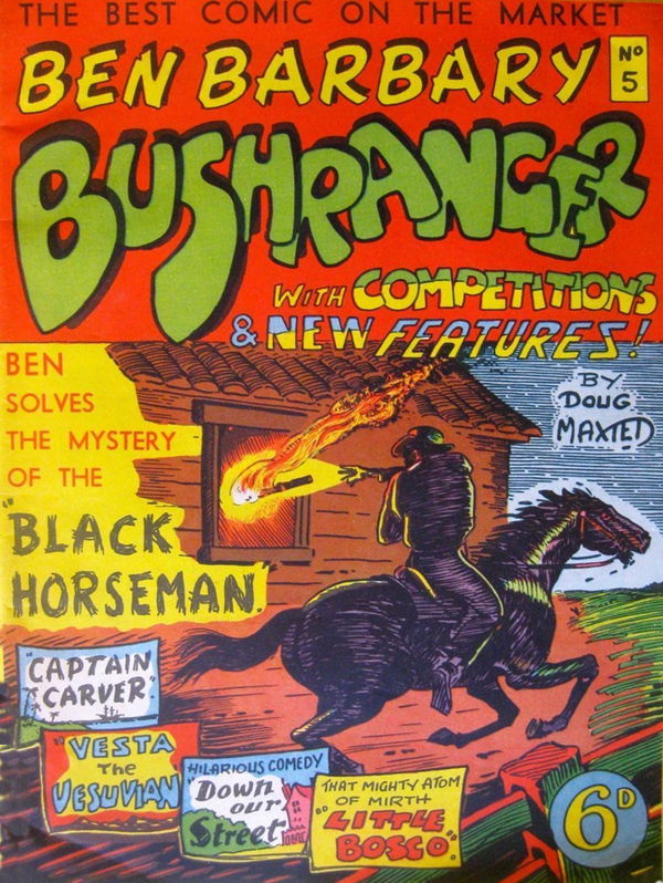 Ben Barbary Bushranger (Illustrated Press, 1947 series) #5 (1947)