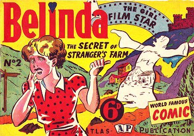 Belinda the Girl Film Star (Atlas, 1951 series) #2 ([April 1950?])