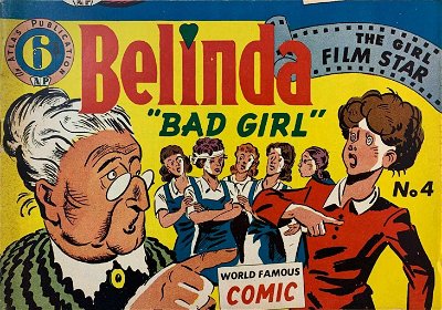 Belinda the Girl Film Star (Atlas, 1951 series) #4 ([August 1950?])