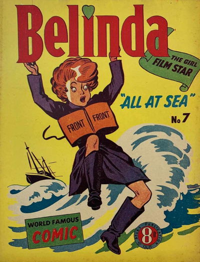 Belinda the Girl Film Star (Atlas, 1951 series) #7 [February 1951?]