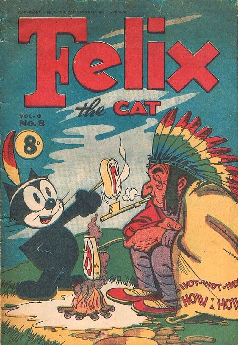 Felix (Elmsdale Publications, 1945 series) v8#8 — Felix the Cat ([August 1953?])