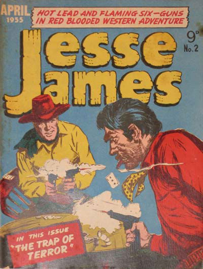 Jesse James (Rosnock, 1955 series) #2 April 1955