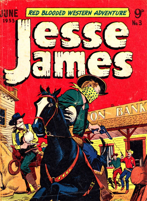 Jesse James (Rosnock, 1955 series) #3 (June 1955)