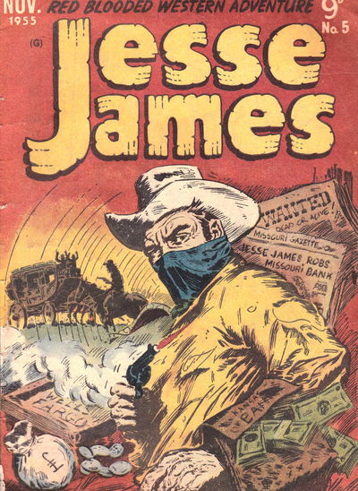 Jesse James (Rosnock, 1955 series) #5 November 1955