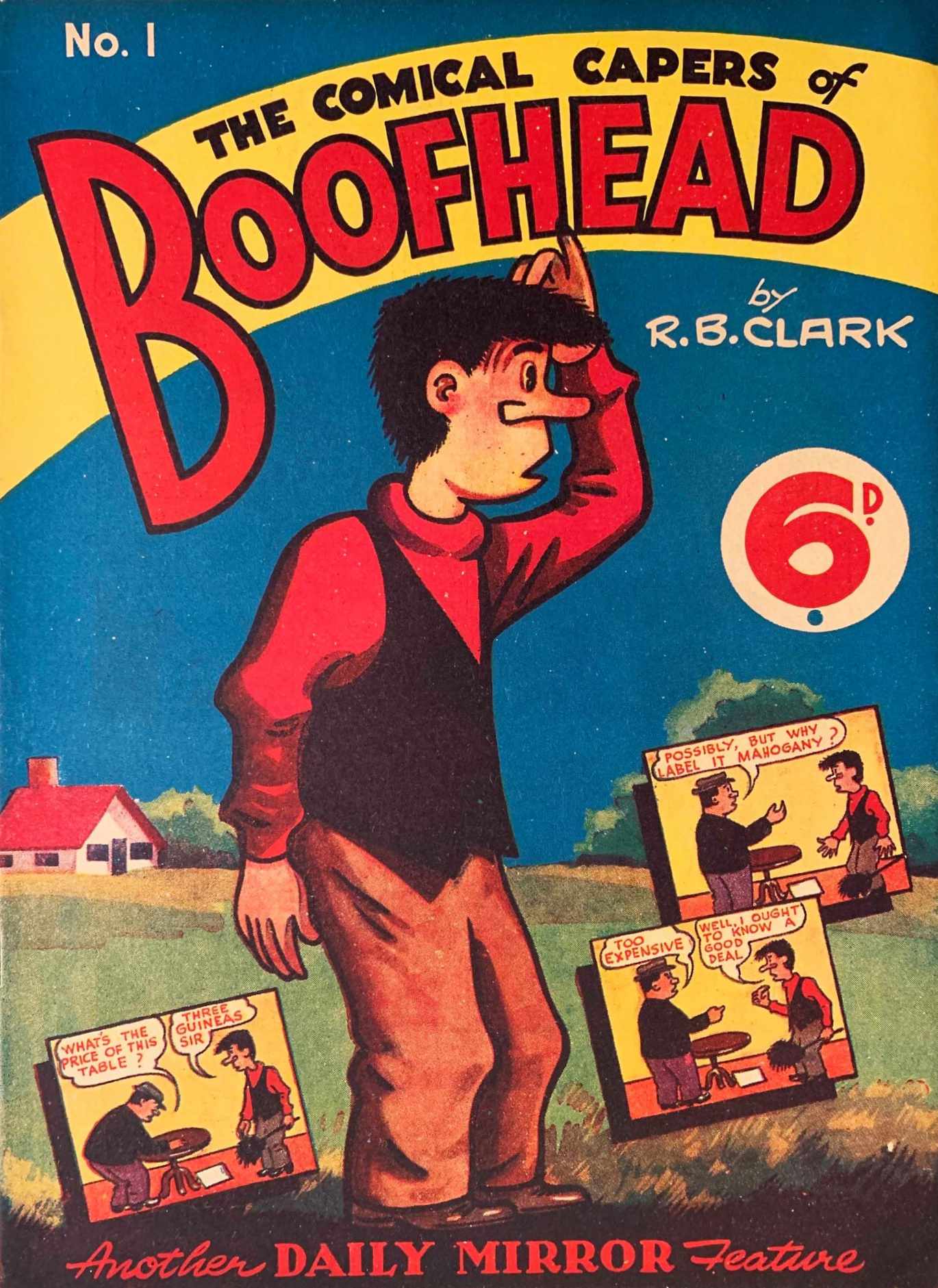 Boofhead (Invincible, 1944 series) #1 — The Comical Capers of Boofhead ([3 April 1944])