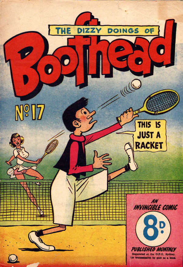 Boofhead (Invincible, 1944 series) #17 ([December 1951?]) —The Dizzy Doings of Boofhead