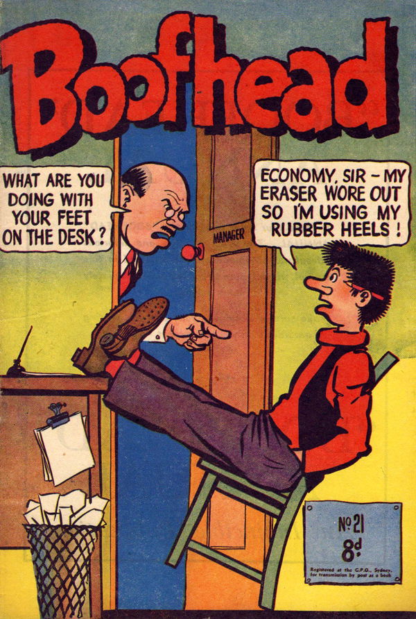 Boofhead (Invincible, 1944 series) #21 ([April 1953?])