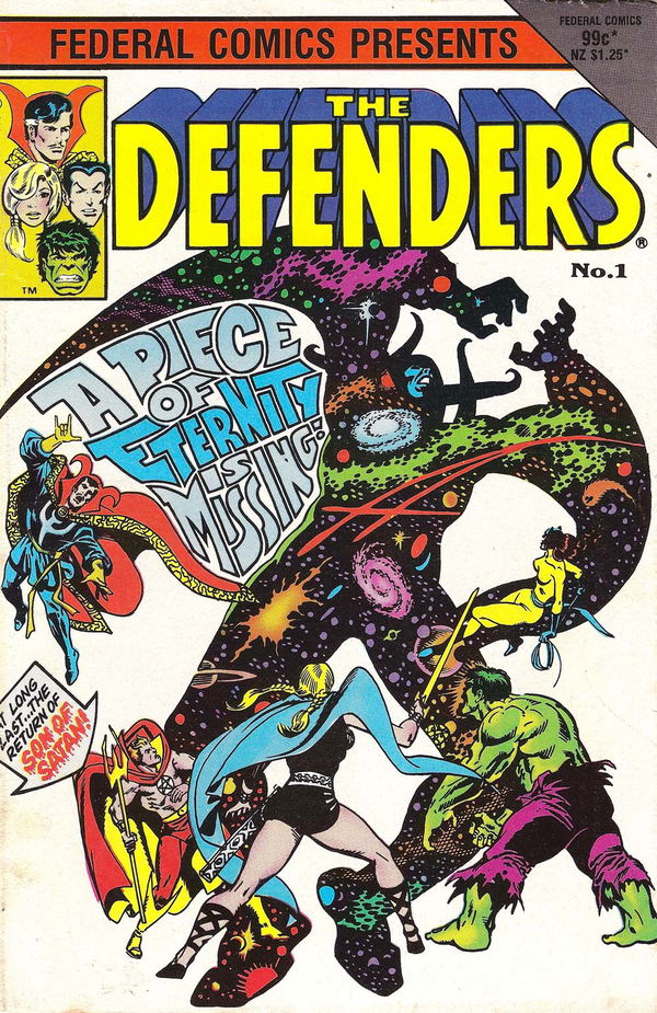 The Defenders (Federal, 1984? series) #1 ([October 1984?])