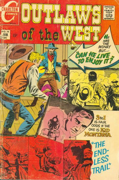 Outlaws of the West (Charlton, 1957 series) #79 (January 1970)