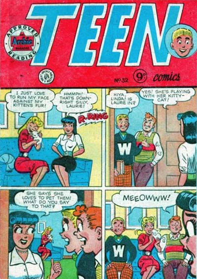 Teen Comics (HJ Edwards, 1952 series) #32 ([January 1955?])