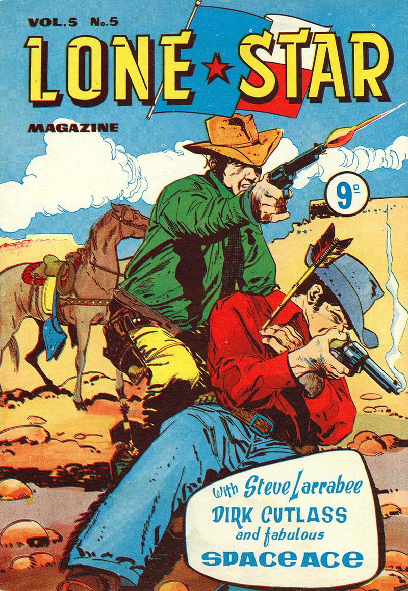 Lone Star (Atlas Publishing, 1956 series) v5#5 — Lone Star Magazine ([June 1959?])