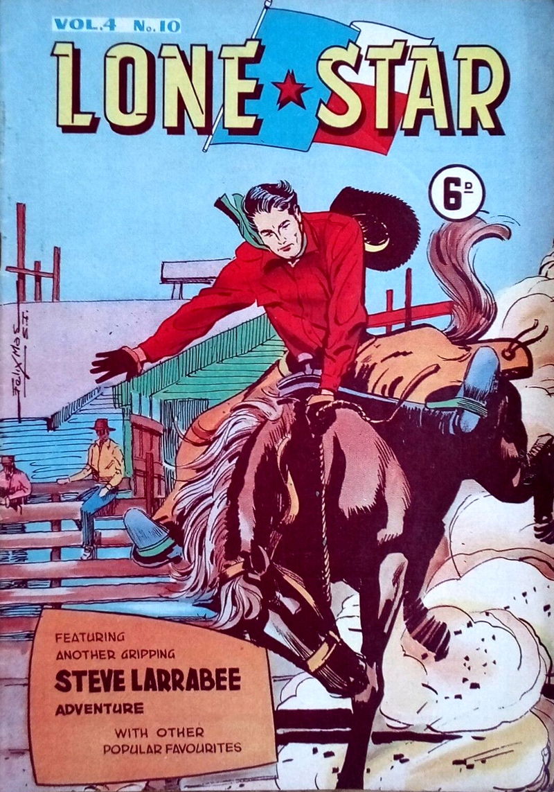 Lone Star (Atlas Publishing, 1956 series) v4#10 (October 1958)