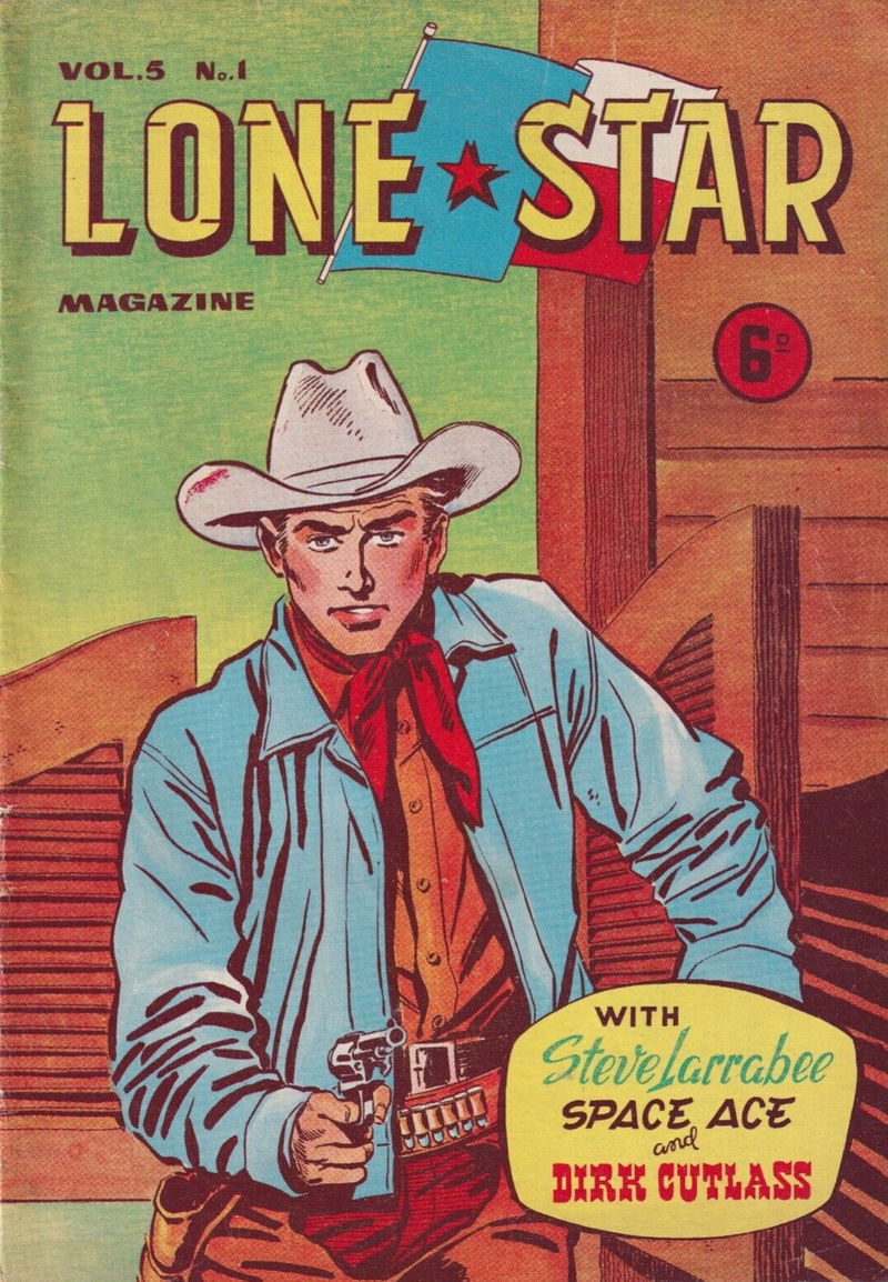 Lone Star (Atlas Publishing, 1956 series) v5#1 — Lone Star Magazine (February 1959)