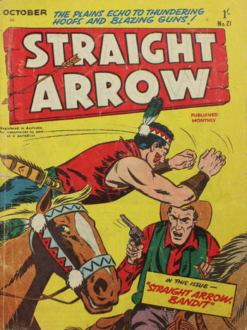 Straight Arrow Comics (Red Circle, 1955 series) #21 (October 1956)