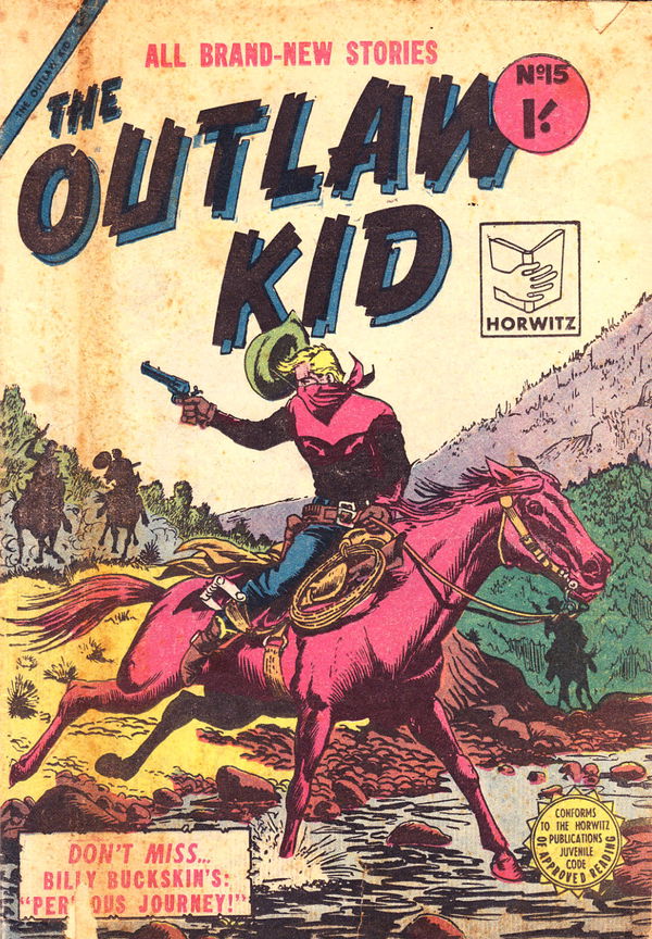 The Outlaw Kid (Horwitz, 1955 series) #15 ([August 1956?])