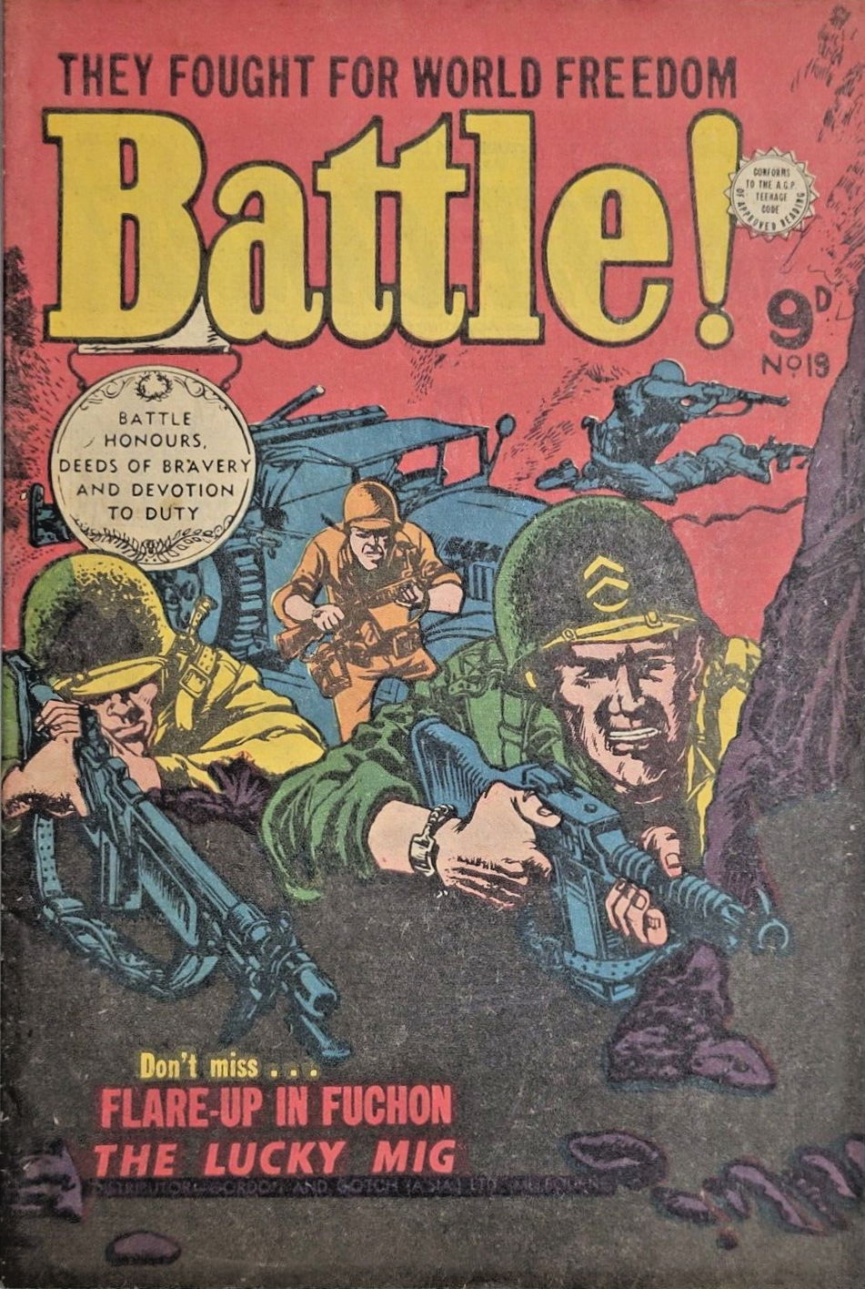 Battle! (Transport, 1953 series) #19 ([January 1955])